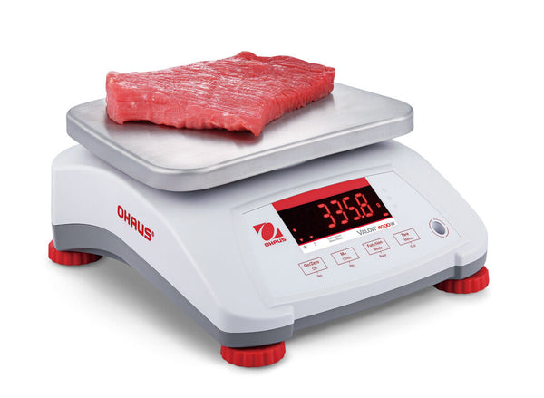 OHAUS VALOR V41PWE15T 15kg 2g WATER RESISTANT COMPACT FOOD SCALE 2YRWRRNTY NTEP