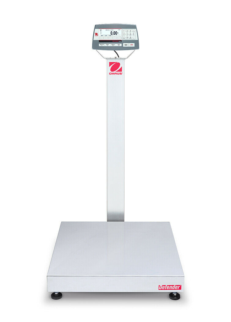 Ohaus 30461700 D52XW50RQV3 Defender 5000 Bench Scale, 100lb Capacity, 0.005/0.02lb Readability