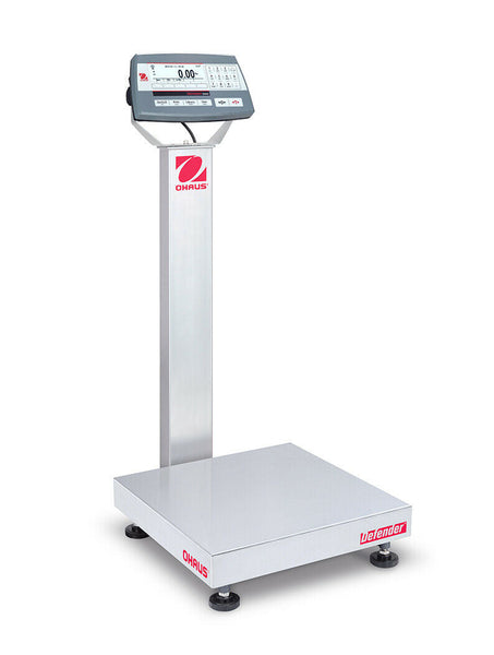 Ohaus 30461700 D52XW50RQV3 Defender 5000 Bench Scale, 100lb Capacity, 0.005/0.02lb Readability