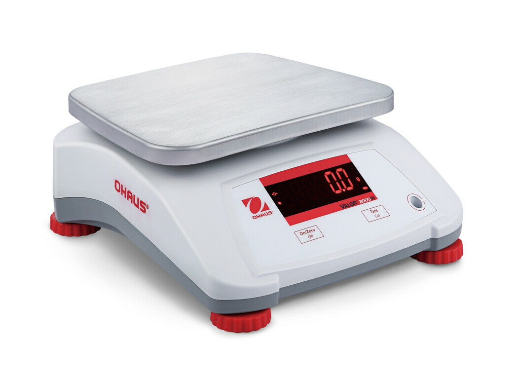 Ohaus V22PWE30T AM Valor 2000 Compact Food Bench Scale, 30 kg (60 lb)/ 0.01 lb Readability with Warranty